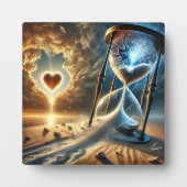 Geschütztes Stundenglas: Ein Symbol des dauerhafte Fotoplatte (Vorderseite)