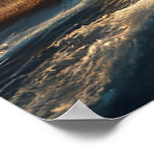 Geschütztes Stundenglas: Eine surreale Vision von  Poster (Ecke)