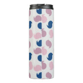 Geschwächte Kreise Muster Design Thermal Tumbler Thermosbecher (Rückseite)