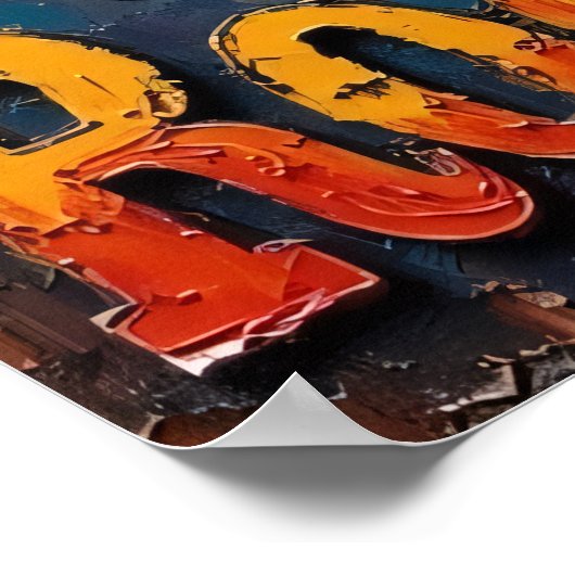 Geschwächte Rhythmen: Löwensche Baumgestüme Poster (Ecke)