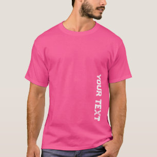 Geschwächte Vorlage für elegante, braun rosa Farbe T-Shirt