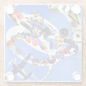 Geschwader-Insignien Glasuntersetzer (Rückseite)