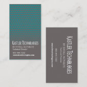 Geschwankter Quadrat-High-Techer Visitenkarte (Vorne/Hinten)