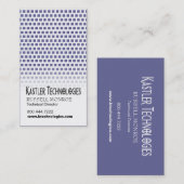 Geschwankter Quadrat-High-Techer Visitenkarte (Vorne/Hinten)