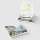 Geschwätz-Schloss, Co.-Korken. Steinuntersetzer (Seitenansicht)