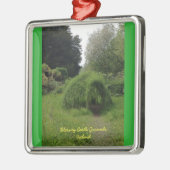 Geschwätz-Schloss erdet Irland-Iren-Verzierung Silbernes Ornament (Links)