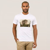 Geschwätz-Schloss, Landkreis-Korken T-Shirt (Vorne ganz)