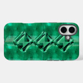Geschweißte Galaxy Cell Case - Emerald (Rückseite (Horizontal))