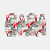 Geschweißte, kreisförmige Stücke in weichem rotem  Geschenkschachtel (Ungefaltet)