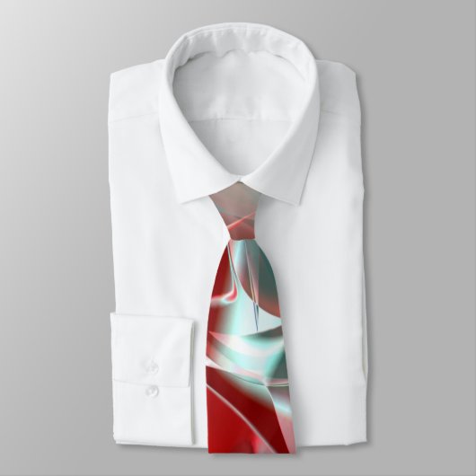 Geschweißte, kreisförmige Stücke in weichem rotem Krawatte (Gebunden)