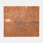 Geschweißtes altes Metall, Roststruktur. Fleecedecke (Vorderseite (Horizontal))