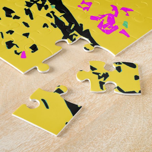 Geschwindigkeit abholen - Mountainbiker Puzzle (Seite)