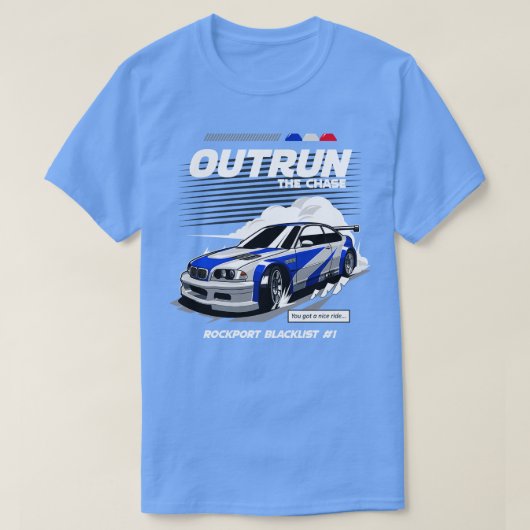 Geschwindigkeit am meisten Gewollt BMW M3 GTR T-Shirt (Design vorne)
