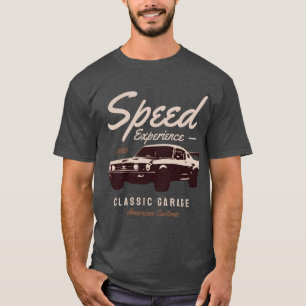Geschwindigkeit Amerikanische Klassiker Autos Opa T-Shirt