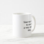 Geschwindigkeit Bump zwischen Gehirn und Mund Ihre Kaffeetasse (VorderseiteRechts)