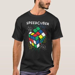 Geschwindigkeit Cubing Puzzle Cube Speedsolution P T-Shirt