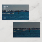 Geschwindigkeit des Schiffes durch die Leerlaufzon Visitenkarte (Vorne/Hinten)