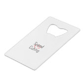 Geschwindigkeit, die geldbeutel flaschenöffner (Rückseite Schrägansicht)