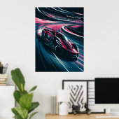 Geschwindigkeit erleben poster (Heimbüro)