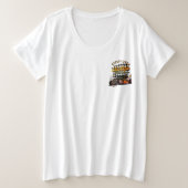 Geschwindigkeit Große Größe T-Shirt (Design vorne)