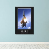 Geschwindigkeit: Inspiration 1 Leinwanddruck (Insitu (Holzboden))