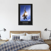 Geschwindigkeit: Inspiration 1 Leinwanddruck (Insitu (Schlafzimmer))