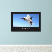 Geschwindigkeit: Inspiration 2 Leinwanddruck (Insitu (Holzboden))