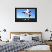 Geschwindigkeit: Inspiration 2 Leinwanddruck (Insitu (Schlafzimmer))
