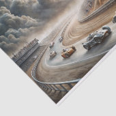 Geschwindigkeit lässt Vintagen Racing Glory Decoup Seidenpapier (Ausschnitt)