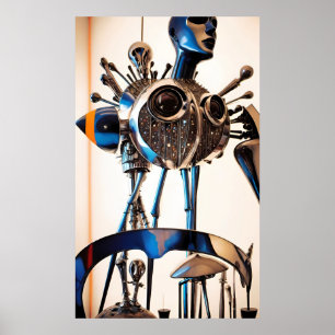 Geschwindigkeit, Schönheit, Automatismus - Ken Gag Poster