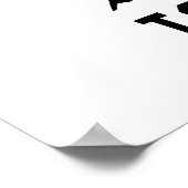 Geschwindigkeit Skaten ist Leben Poster (Ecke)