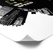 Geschwindigkeit Stadt 1 Poster (Ecke)