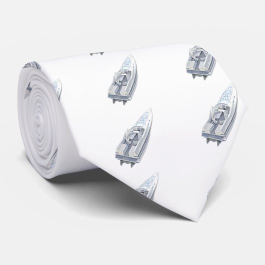 Geschwindigkeits-Boot von oben Krawatte (Gerollt)