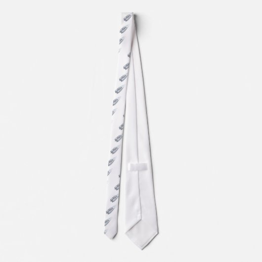 Geschwindigkeits-Boot von oben Krawatte (Rückseite)