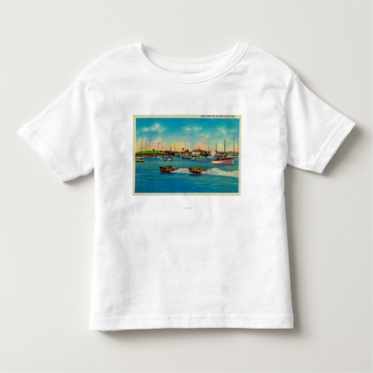 Geschwindigkeits-Bootfahrt im Balboa, Kleinkind T-shirt (Vorderseite)