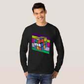 Geschwindigkeits-Cube-Puzzle T-Shirt (Vorne ganz)