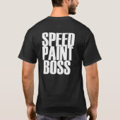 Geschwindigkeits-Farben-Chef T-Shirt (Rückseite)