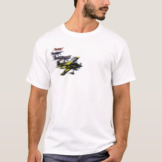 Geschwindigkeits-Flugzeuge T-Shirt (Vorderseite)