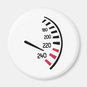 Geschwindigkeitsauto Magnet