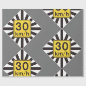 Geschwindigkeitsbegrenzer 30 Zeichenpapier für die Geschenkpapier (Flach)