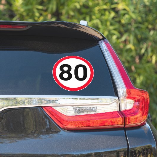 Geschwindigkeitsbegrenzer Aufkleber (Auto Seite)