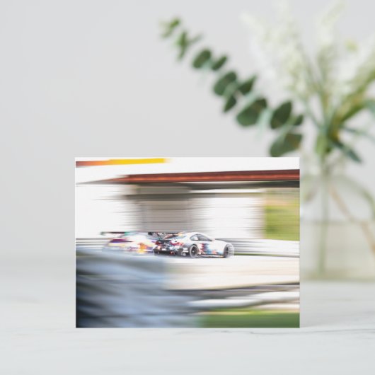 Geschwindigkeitsbegrenzer Postkarte (Stehend Vorderseite)