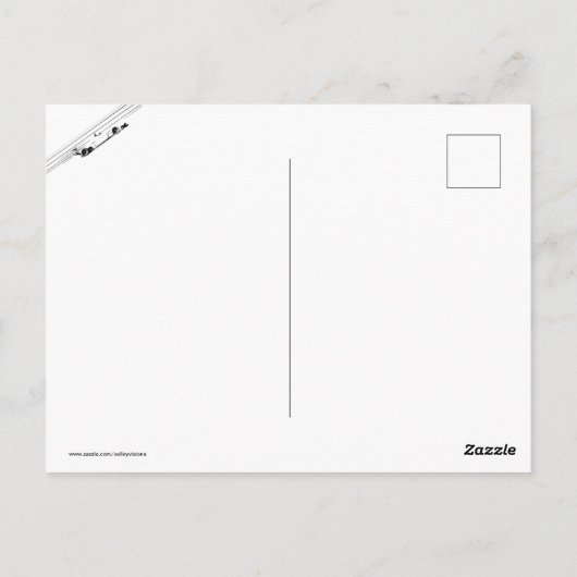 Geschwindigkeitsbegrenzer Postkarte (Rückseite)