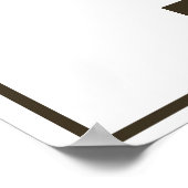 Geschwindigkeitsbegrenzung 1 Signierung der Vorlag Poster (Ecke)