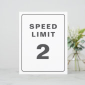 Geschwindigkeitsbegrenzung für das benutzerdefinie (Stehend Vorderseite)