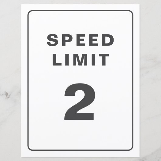 Geschwindigkeitsbegrenzung für das benutzerdefinie (Vorderseite)