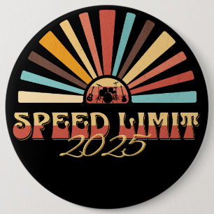 Geschwindigkeitsbegrenzung Sommer 2025 Sunburst Button