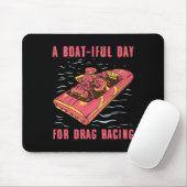 Geschwindigkeitsboot-Drag-Racing-Powerboot-Rennspo Mousepad (Mit Mouse)