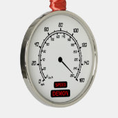 Geschwindigkeitsdämpfer Silbernes Ornament (Rechts)