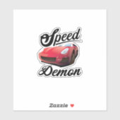 Geschwindigkeitseffekt Aufkleber (Blatt)